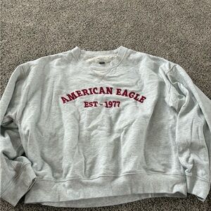 American Eagle Light Gray Pullover